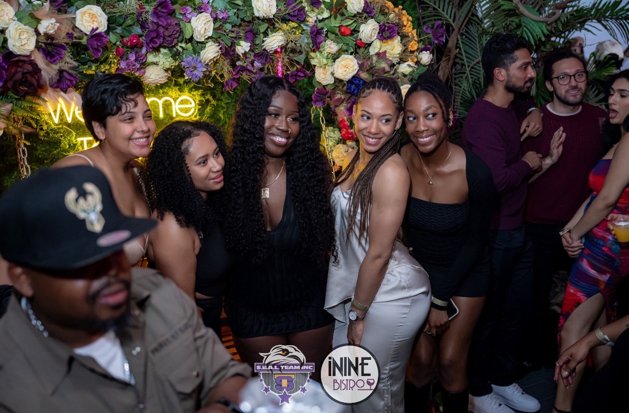 Girls garden party at iNine